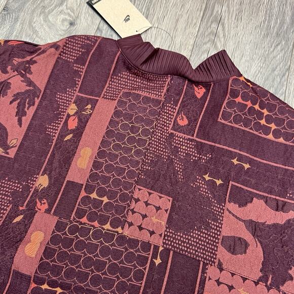 Nike Naomi Osaka Jacket Size XL Womens Jacquard Burgundy Crush Bright Crimson - Picture 12 of 16